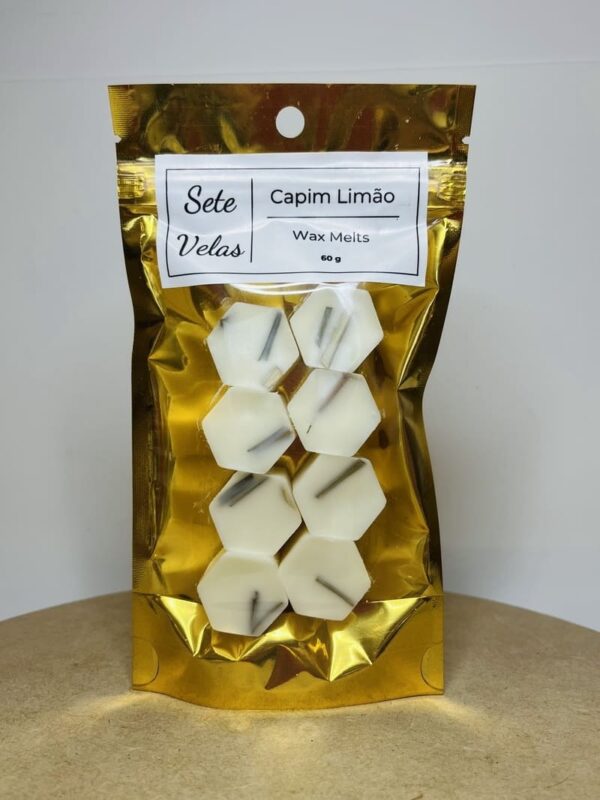 wax melts de capim limão