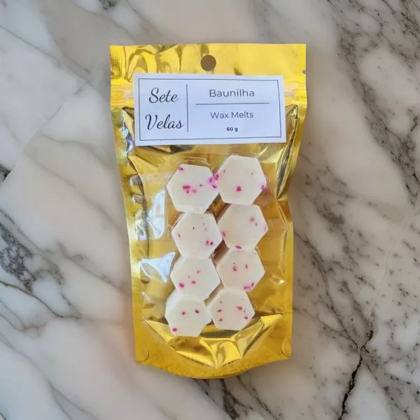 wax melts de baunilha