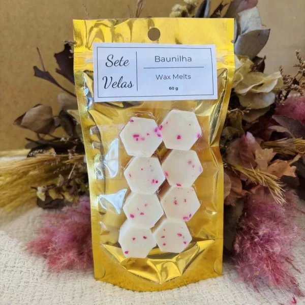 wax melts de baunilha